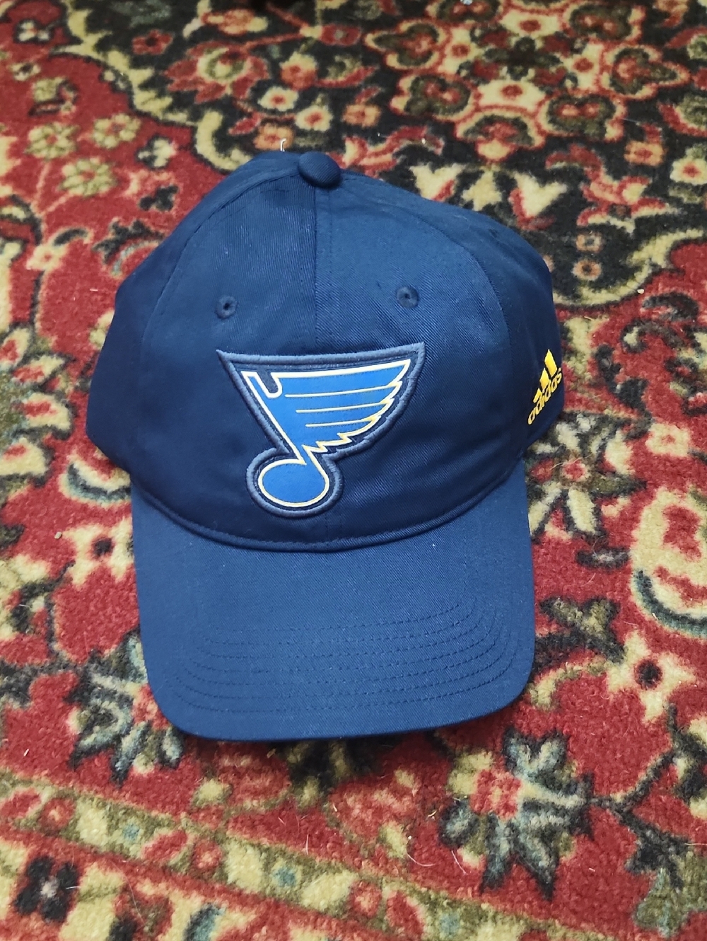 adidas Navy Blue St. Louis Blues Embroidered Baseball Cap